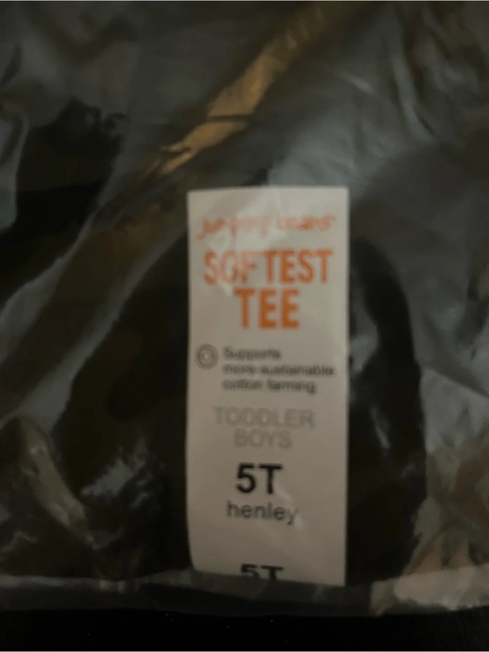 jumping beans camo Henley Softest Tee - 5T